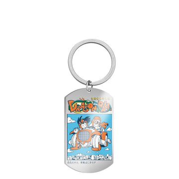 Dragon Ball Z 'Goku x Master x Car' Keyring Metal Keychain