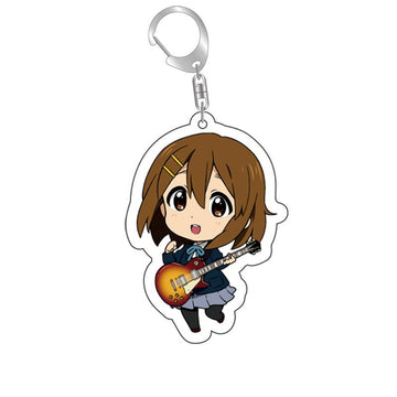 K-ON! 'Yui Hirasawa With Her Guitar' Keyring Acrylic Keychain