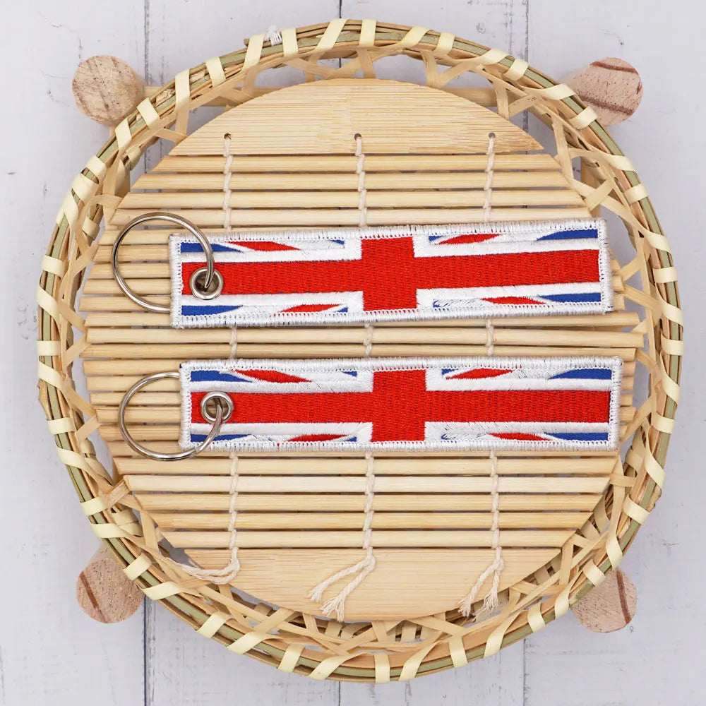 Flag 'United Kingdom' Embroidered Keychain