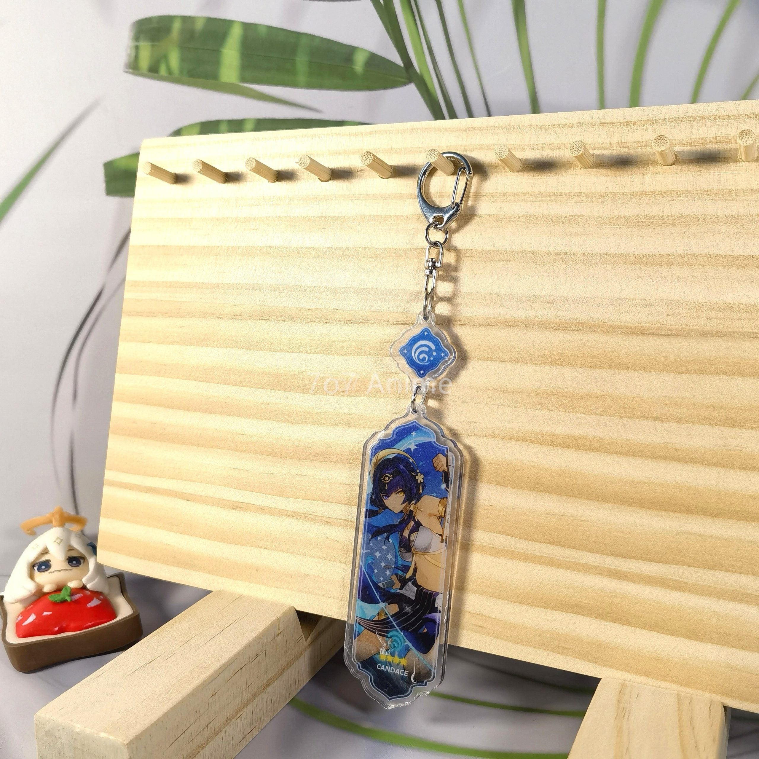 Genshin Impact 'Layla' Keyring Metal Keychain