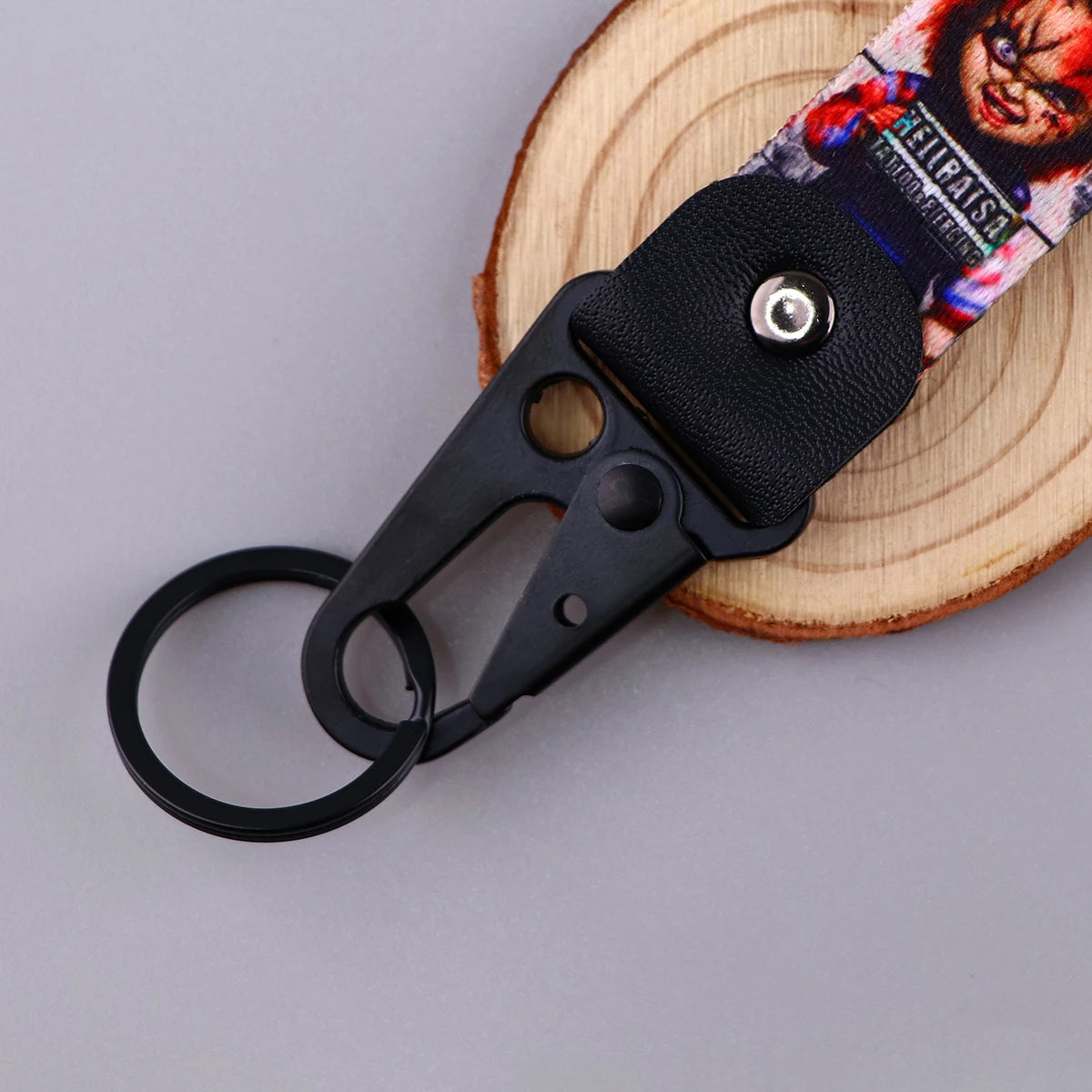 Child's Play 'Chucky' Wrist Lanyard Keyring Clip Keychain