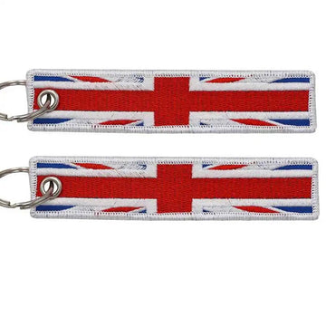 Flag 'United Kingdom' Embroidered Keychain