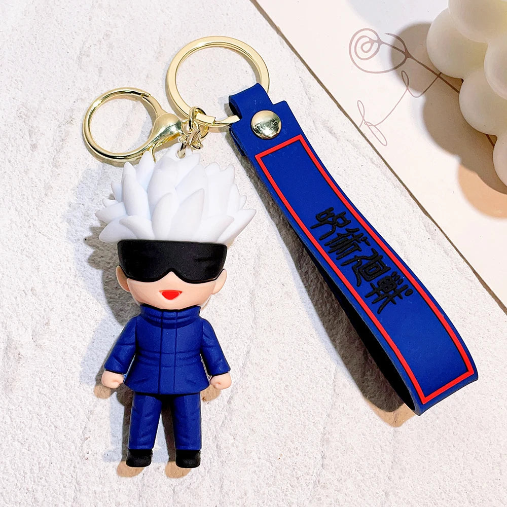 Jujutsu Kaisen 'Satoru Gojo' Keyring Silicone Keychain