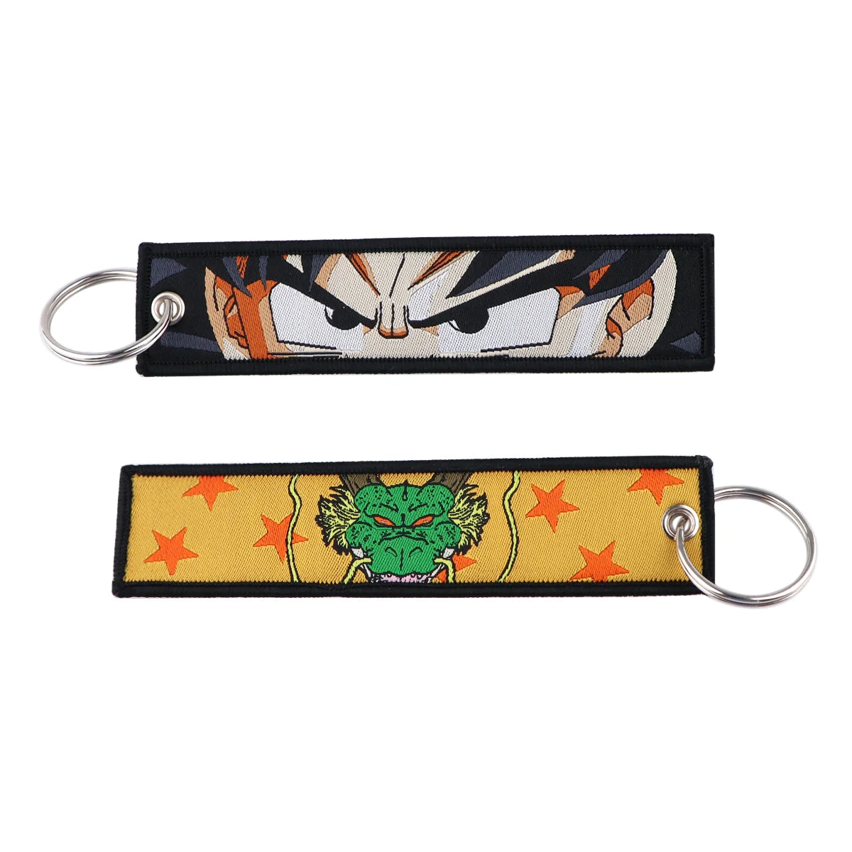 Dragon Ball Z 'Goku's Eyes and Shenron' Embroidery Keyring  Keychain