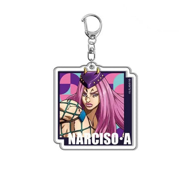 JoJo's Bizarre Adventure 'Narciso Anasui' Keyring Plastic Keychain