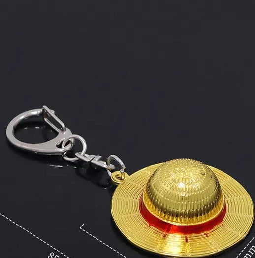 One Piece 'Luffy Straw Hat' Keyring Metal Keychain