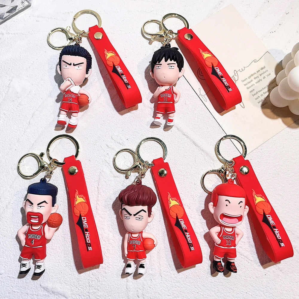 Slam Dunk ‘Akagi Takenori | Team Captain' Silicone Keyring Keychain