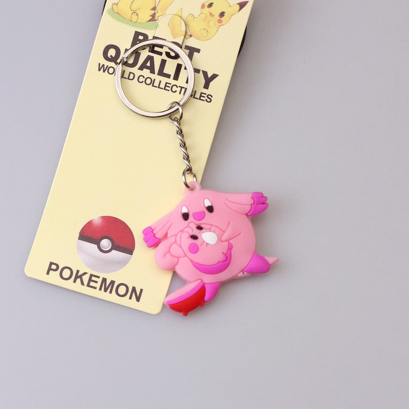 Pokemon 'Chansey' Keyring Silicone Keychain
