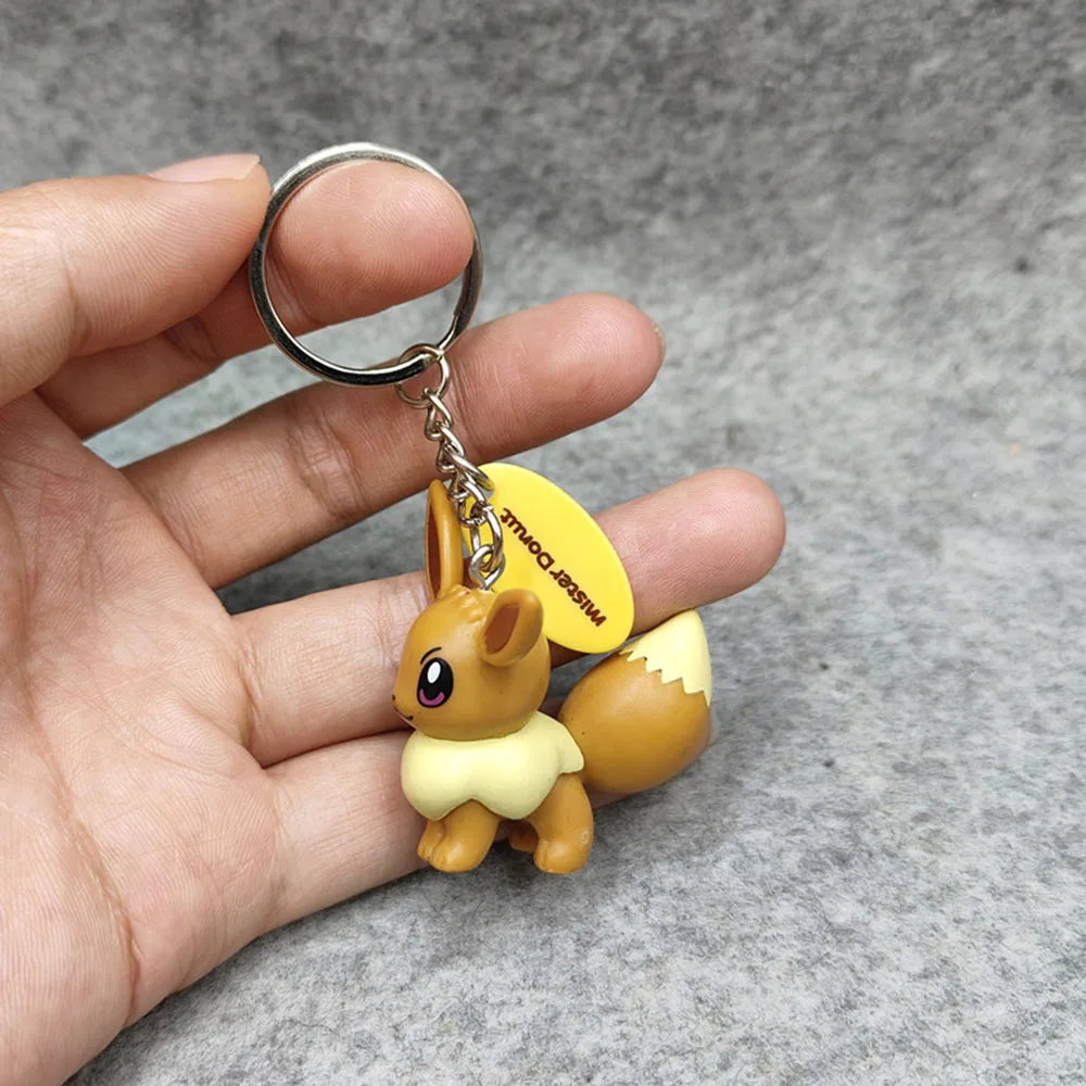 Pokemon 'Eevee' Keyring PVC Keychain