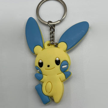 Pokemon 'Minus' Keyring Rubber Keychain