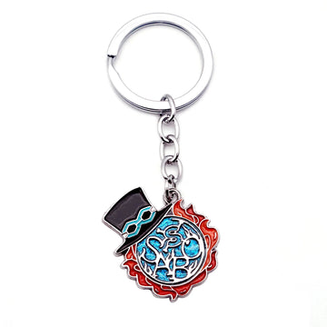 One Piece Sabo Signature Top Hat Enamel Keychain