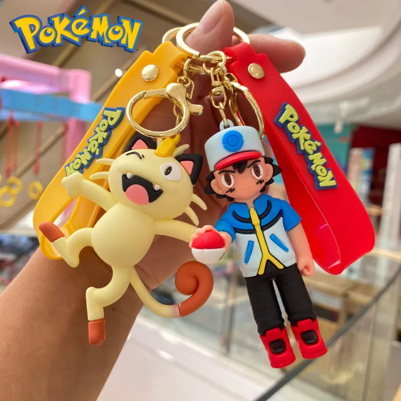 Pokemon 'Ash' Keyring PVC Keychain