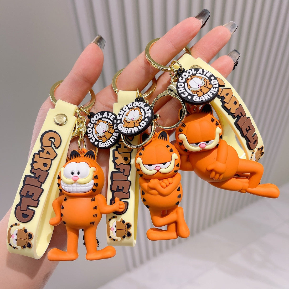 Garfield 'Simple Garfield' Keyring PVC Keychain