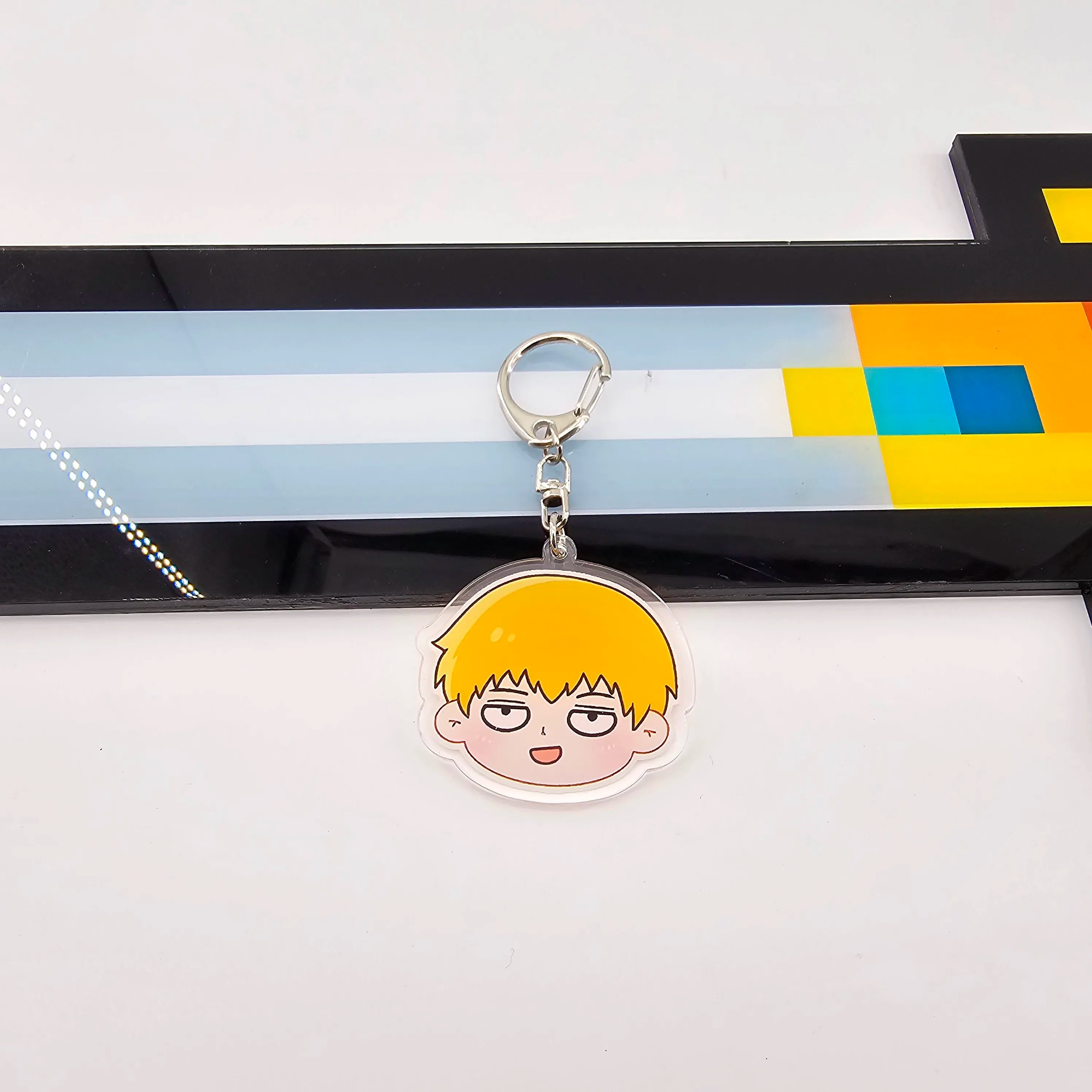 Mob Psycho 100 'Arataka Reigen' Keyring Acrylic Keychain