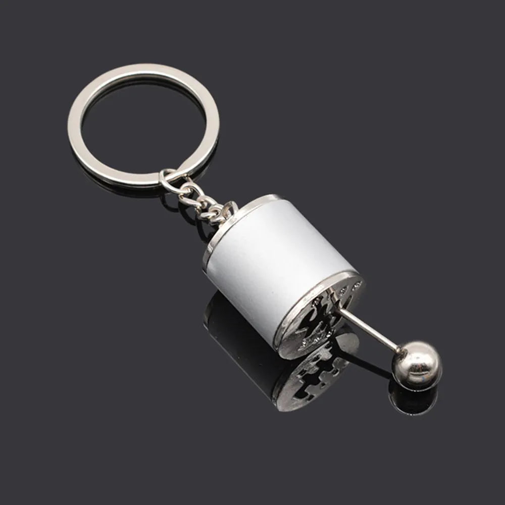 Car 'Gear Shifter' Keyring Metal Keychain