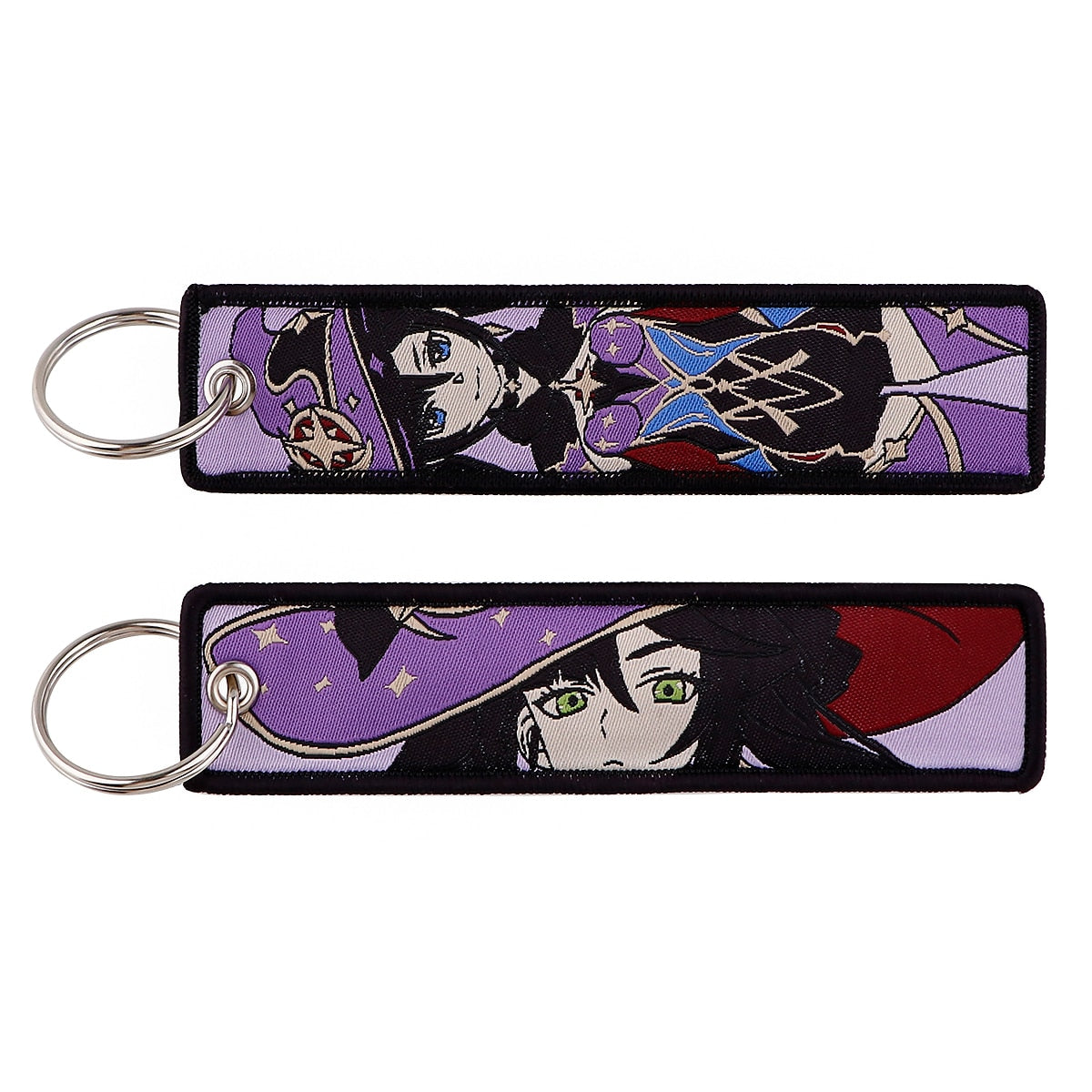 Genshin Impact 'Mona' Embroidered Keychain