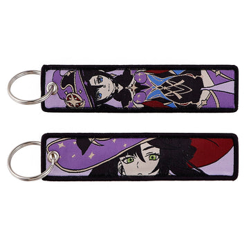 Genshin Impact 'Mona' Embroidered Keychain
