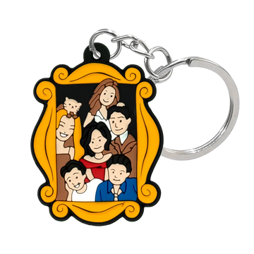 FRIENDS 'Picture Frame' Keyring Silicone Keychain