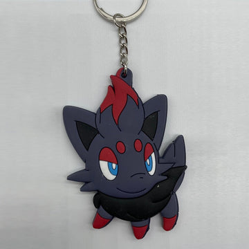 Pokemon 'Zorua' Keyring Rubber Keychain