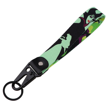 Maleficent 'Maleficent' Wrist Lanyard Keychain with Keyring Clip
