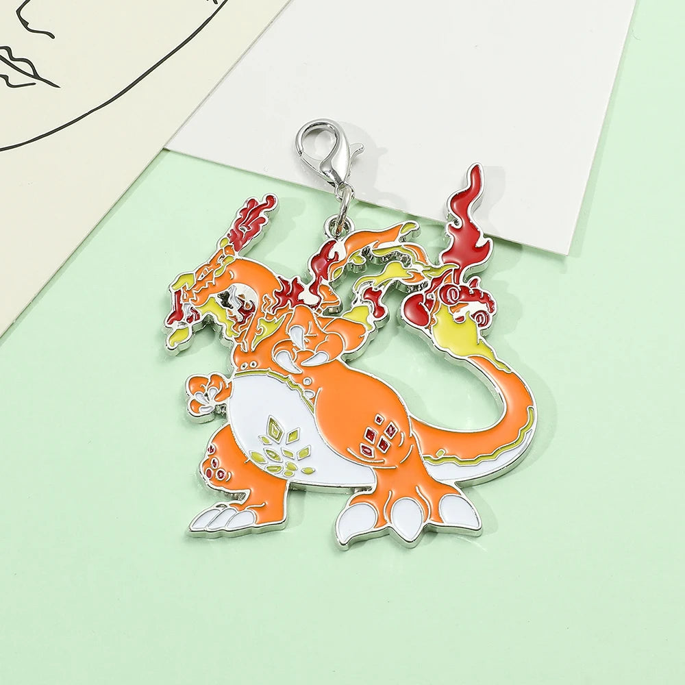 Pokemon 'Gigantamax Charizard' Enamel Keyring Keychain