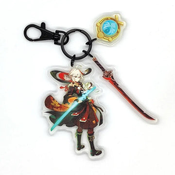 Genshin Impact Eye of God Weapon 'Kaedehara Kazuha' Keyring Acrylic Keychain
