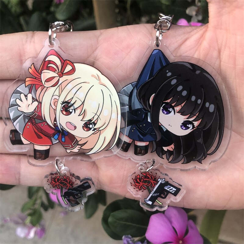Lycoris Recoil 'Chisato Nishikigi' Keyring Acrylic Keychain