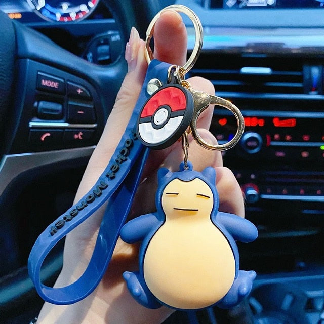 Pokemon 'Snorlax | Pokemon Ball'  Keyring PVC Keychain