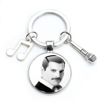 Freddie Mercury 'Legend' Keyring Metal Keychain