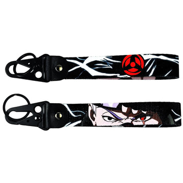 Naruto 'Kakashi Hatake' Wrist Lanyard Keyring Clip Keychain