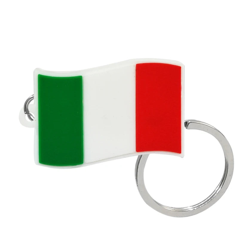 Flag 'Italy' Enamel Keyring Keychain