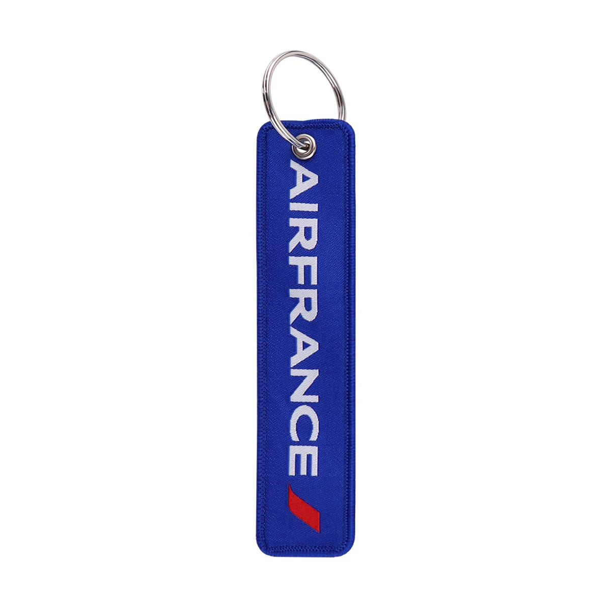 Airline Tag 'Air France' Embroidered Keyring Keychain