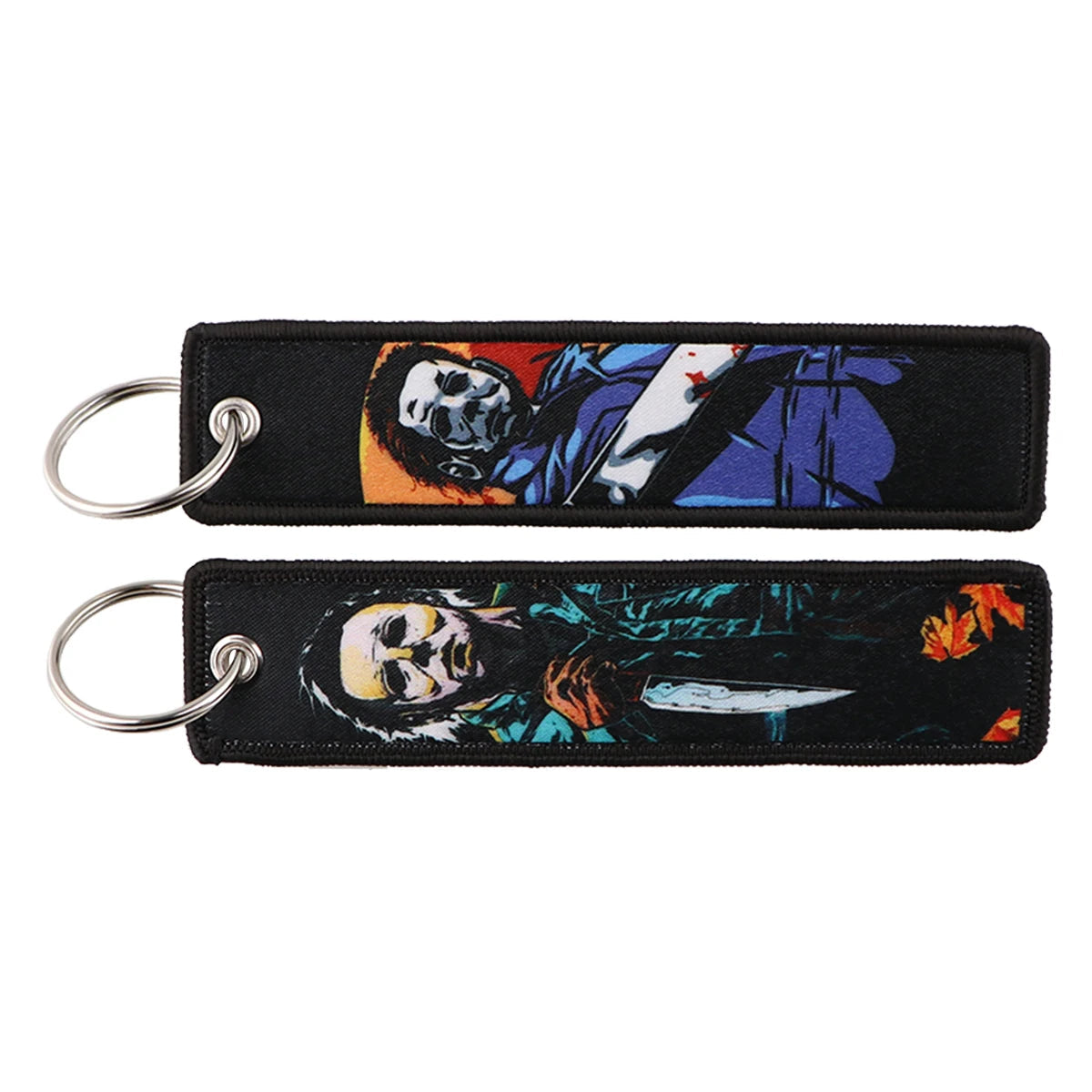 Michael Myers Embroidered Keychain