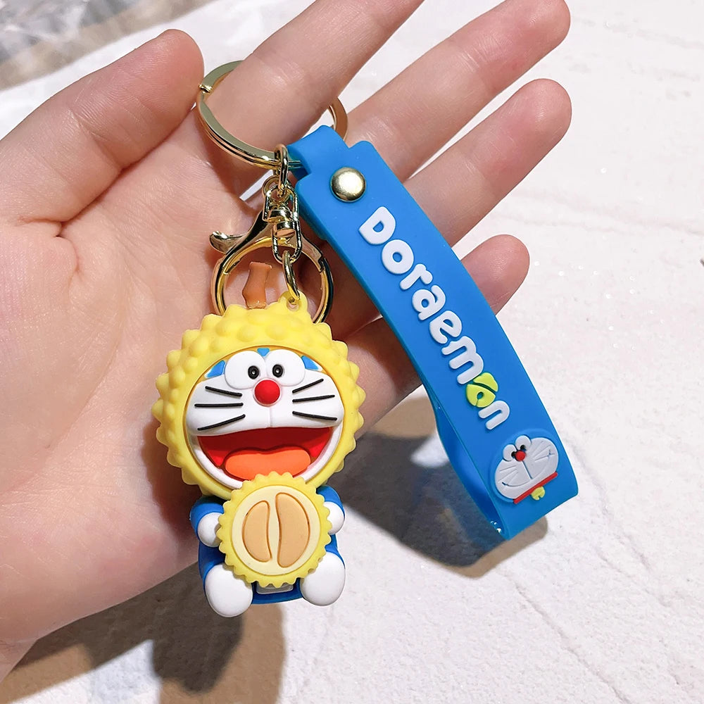 Doraemon 'Yellow I' Keyring PVC Keychain