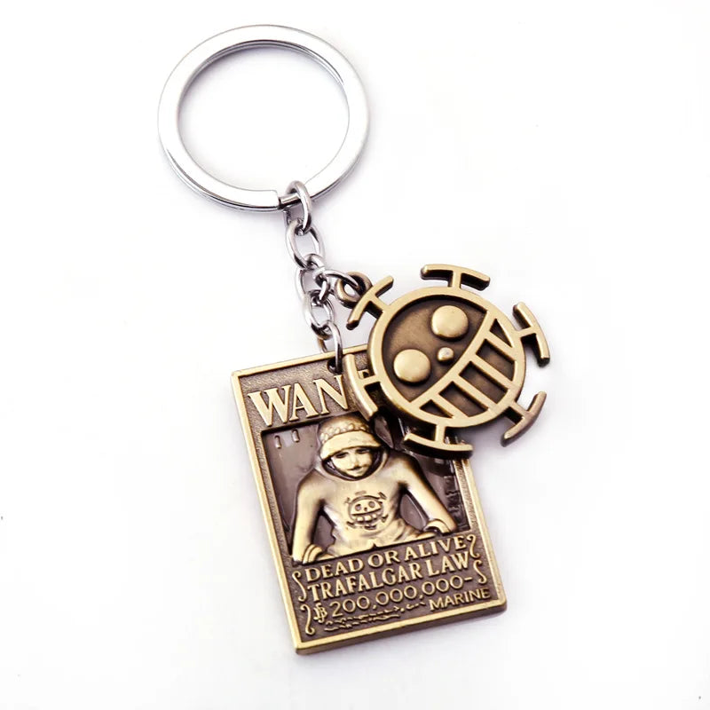 One Piece 'Law Trafalgar' Keyring Metal Keychain