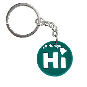 'HI | World' Keyring PVC Keychain