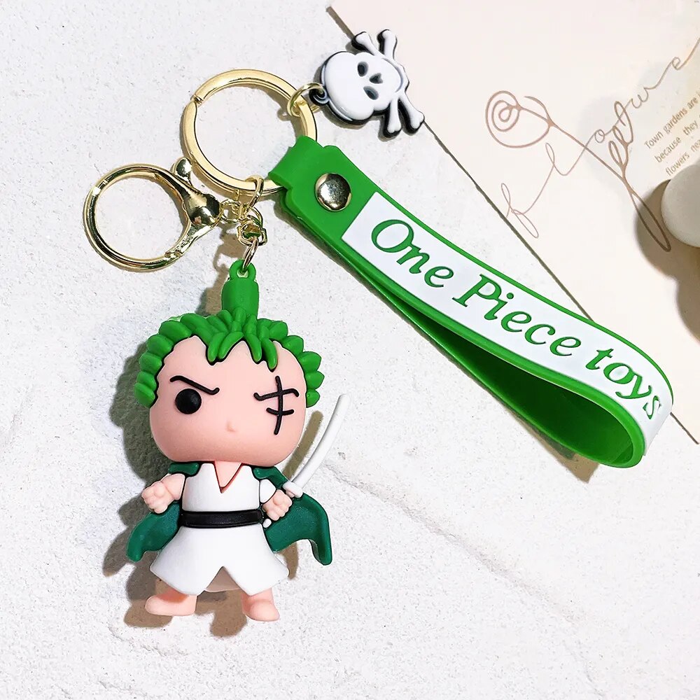 One Piece 'Roronoa Zoro' Keyring Silicone Keychain