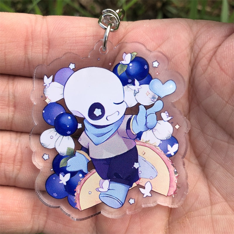 Undertale Sans 'Underswap Sans' Keyring Plastic Keychain