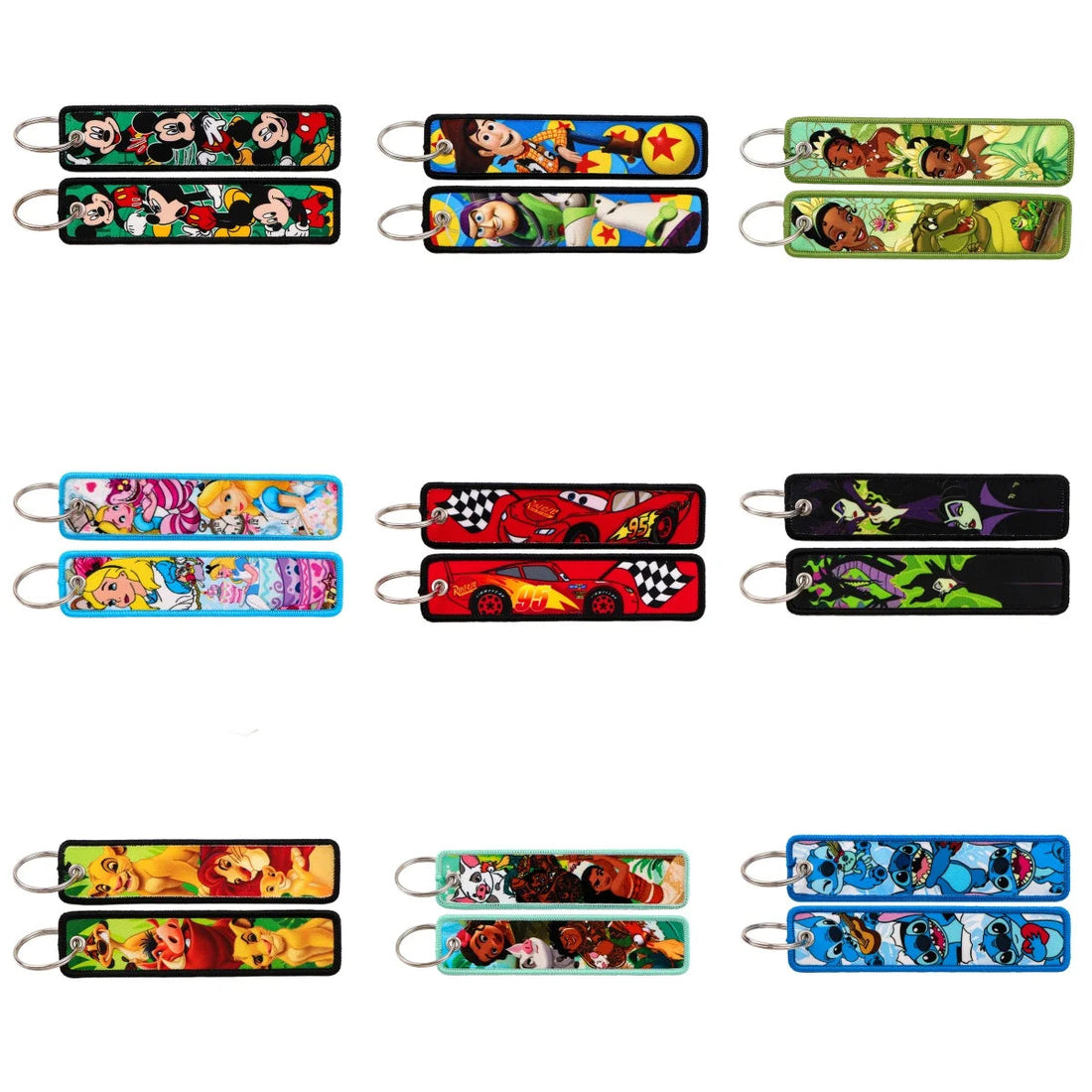 Toy Story ‘Buzz and Woody' Embroidered Keyring Keychain