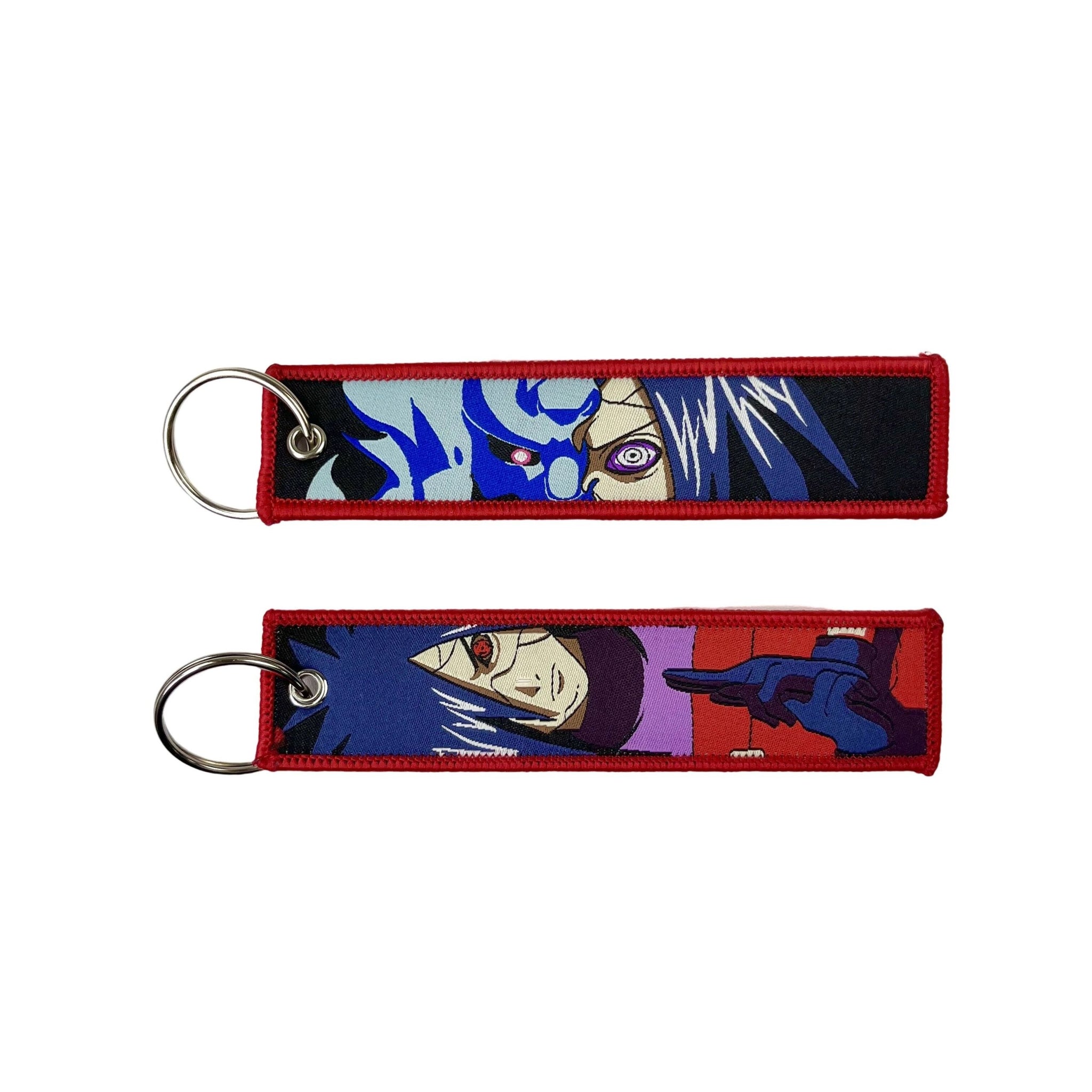 Naruto 'Madara Uchiha' Embroidered Keychain