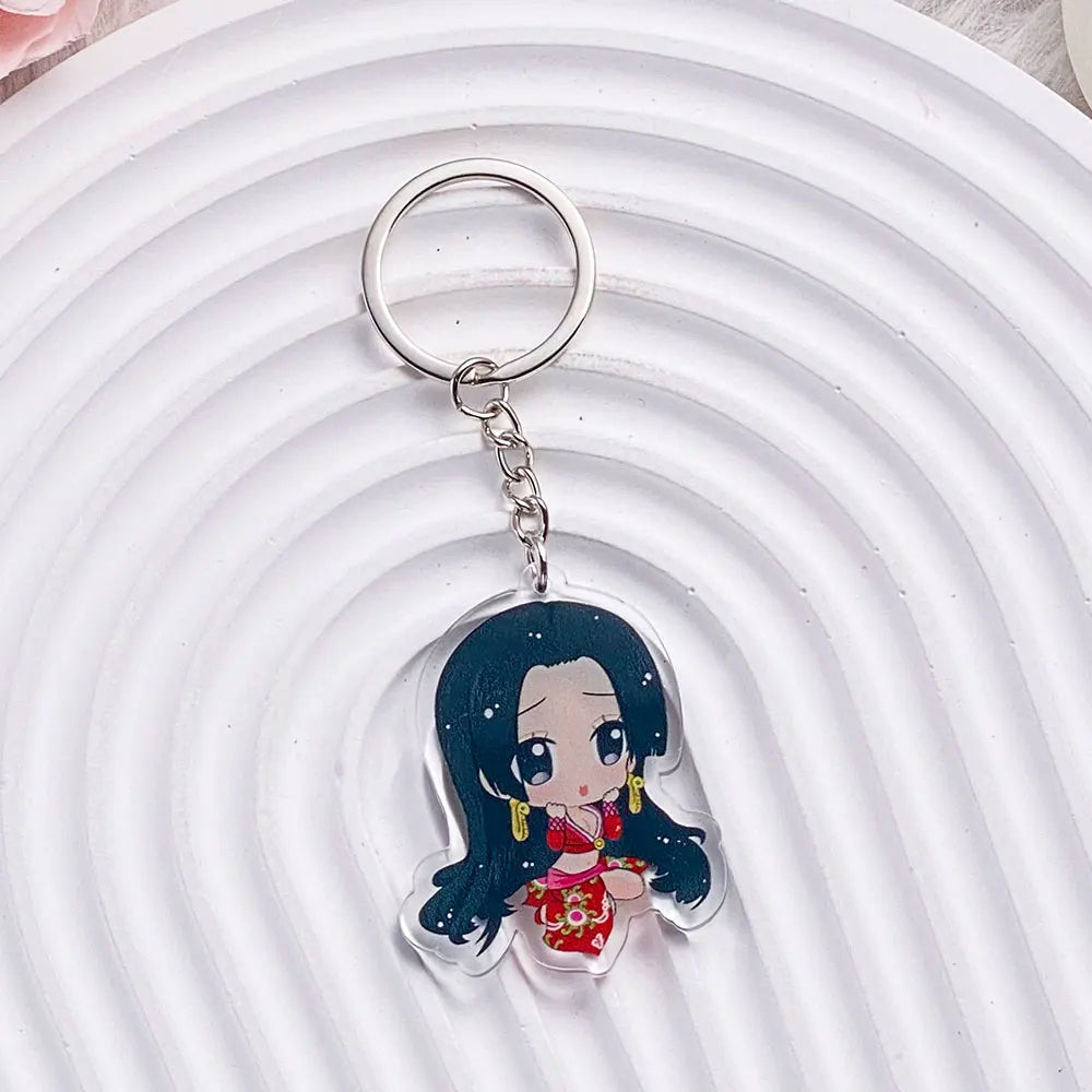 One Piece Boa Hancock Acrylic Keyring Keychain