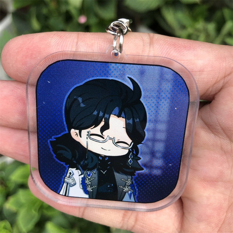 Genshin Impact 'Pantalone' Keyring Plastic Keychain