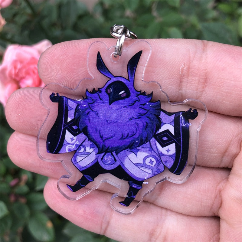 Genshin Impact 'Electro Abyss Mage' Keyring Acrylic Keychain