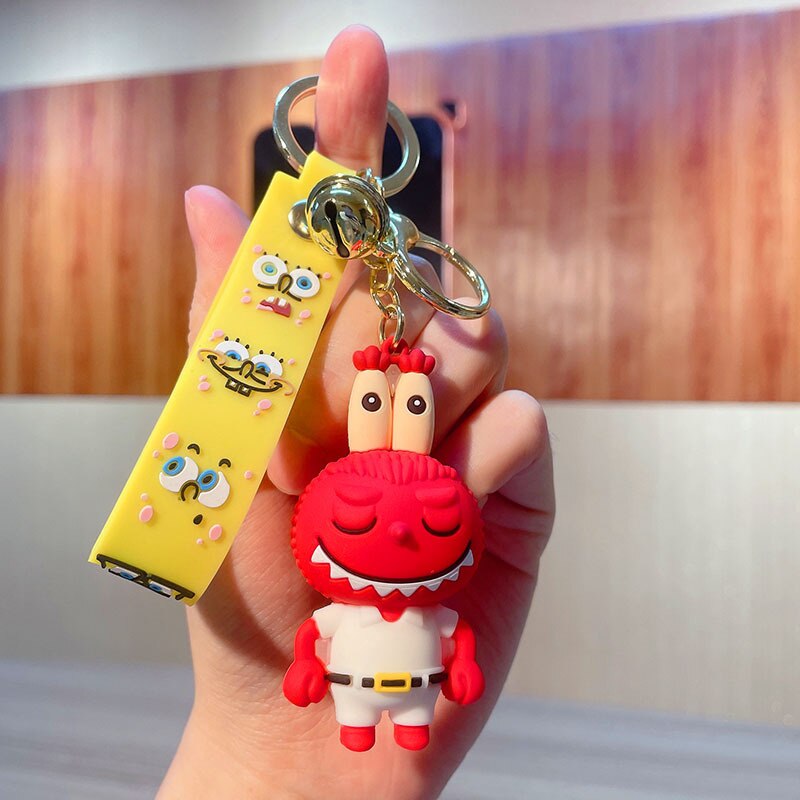 SpongeBob SquarePants Anime 'Mr. Krabs X Zimomo' Keyring PVC Keychain