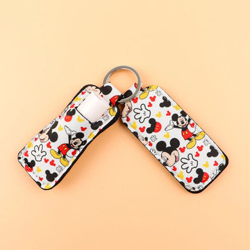 Mickey Mouse 'Bits and Pieces' Lipstick Holder Keychain