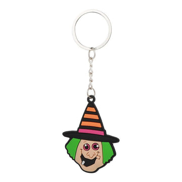Cartoons 'Halloween Witch' Keyring Silicone Keychain