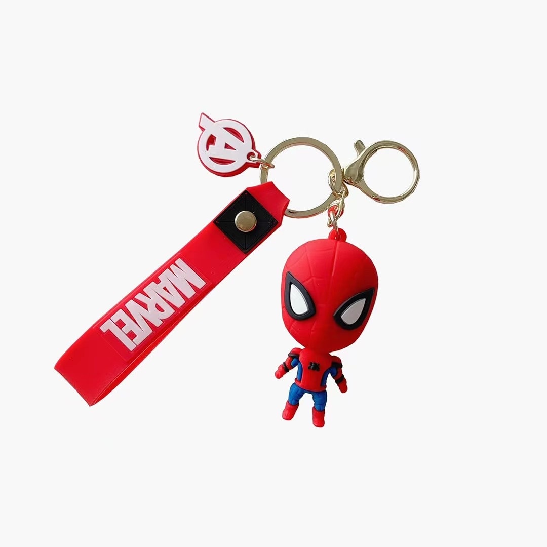 Superhero 'Spiderman Chibi' Keyring Keychain