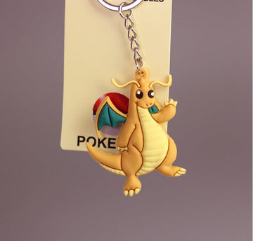 Pokemon 'Dragonite' Keyring Silicone Keychain