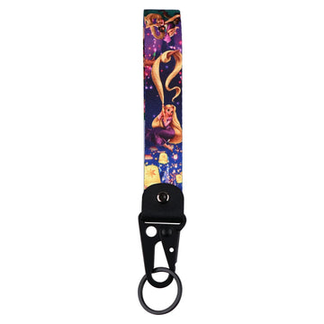 Tangled ‘Rapunzel' Wrist Lanyard Keyring Clip Keychain