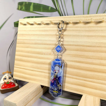 Genshin Impact 'Kamisato Ayaka' Keyring Metal Keychain